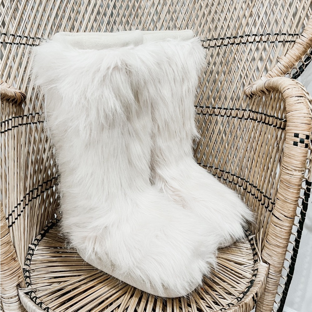 Brand new H&M fluffy moon boots